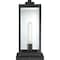 Quoizel Westover 1-Light Earth Black Outdoor Post Lantern WVR9106EK - alternate 4